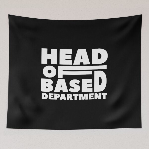 Item preview, Head of BASED DEPARTMENT - Typography Design designed and sold by NaturalSkeptic.