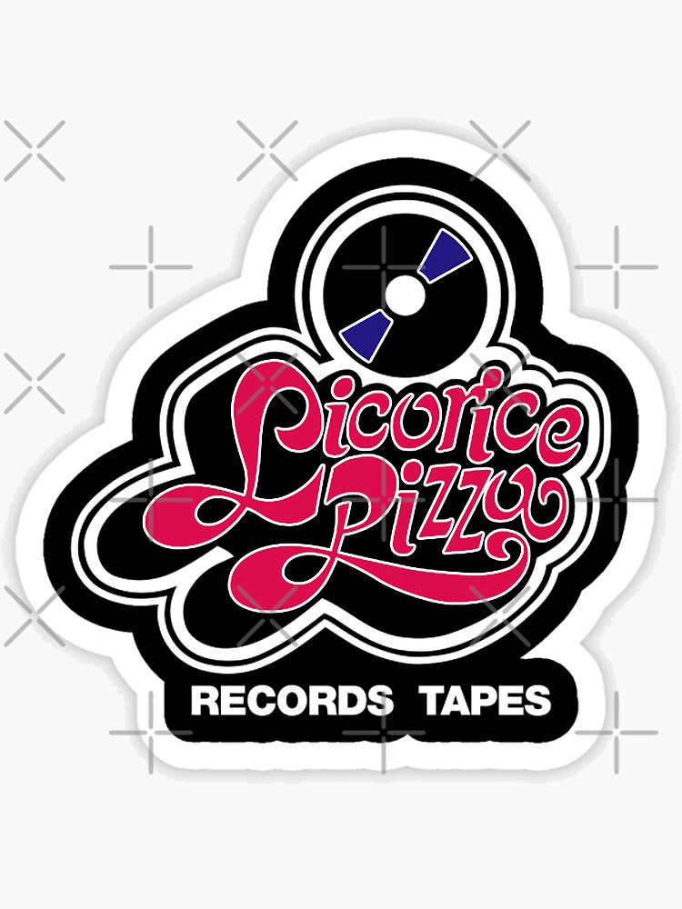 &quot;Licorice Pizza&quot; Sticker by ZombeeMunkee Redbubble