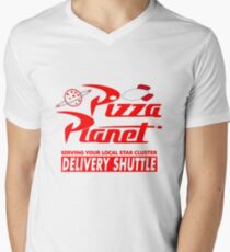 Pizza Planet Men's V-Neck T-Shirt