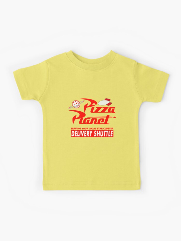 Pizza Planet Kids T Shirt By Noveltee Shirts Redbubble