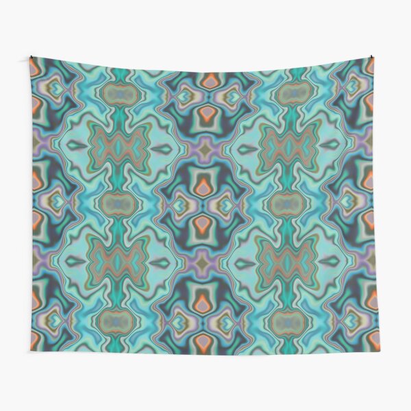Turquoise Marble Tapestry