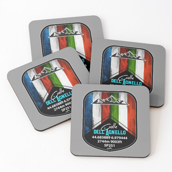 Item preview, Colle dell'Agnello Italy Sticker T-Shirt designed and sold by OuterShellUK.