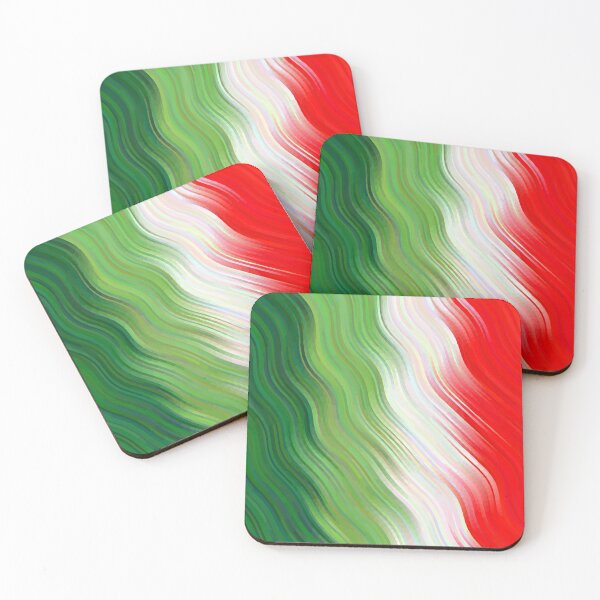 Item preview, Green, Star White And Red Clover Broken Ombre designed and sold by taiche.