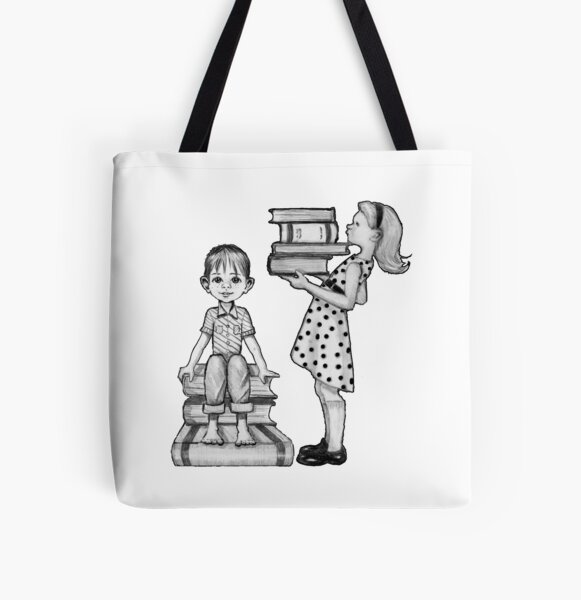 louieloidesign - belle reading Tote Bag by Louie Loi
