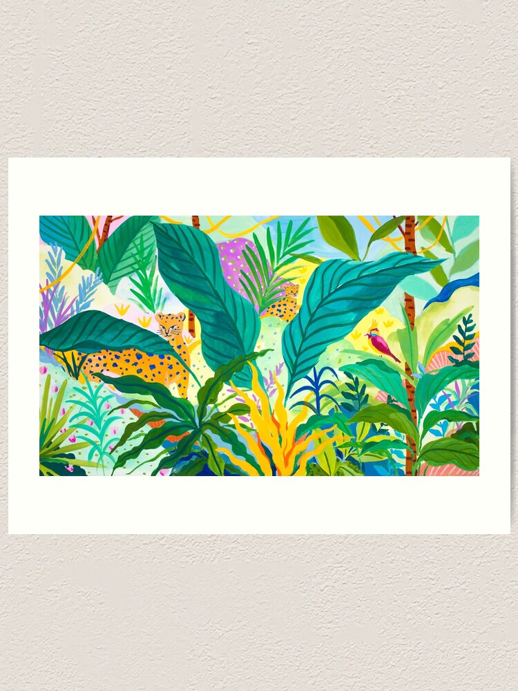 Alternate view of Paradise Jungle Art Print