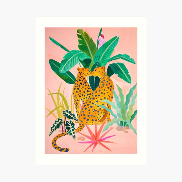 Cheetah Crush Art Print