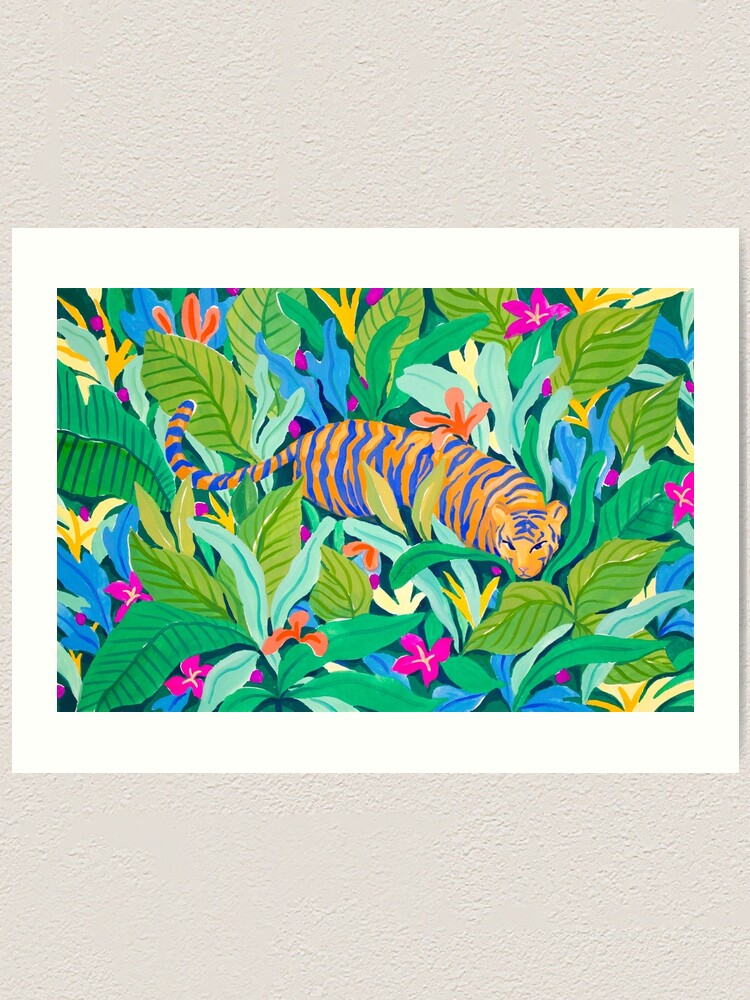 Alternate view of Colorful Jungle Art Print