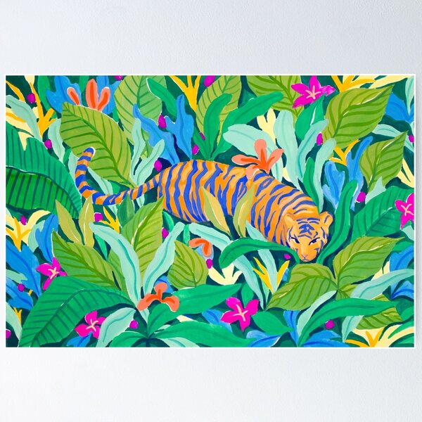 Item preview, Colorful Jungle designed and sold by SunLee Art.