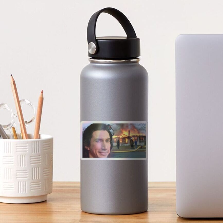 Vista previa del artículo con la obra «Pegatina holográfica», diseñado y vendido por shantalsin.
