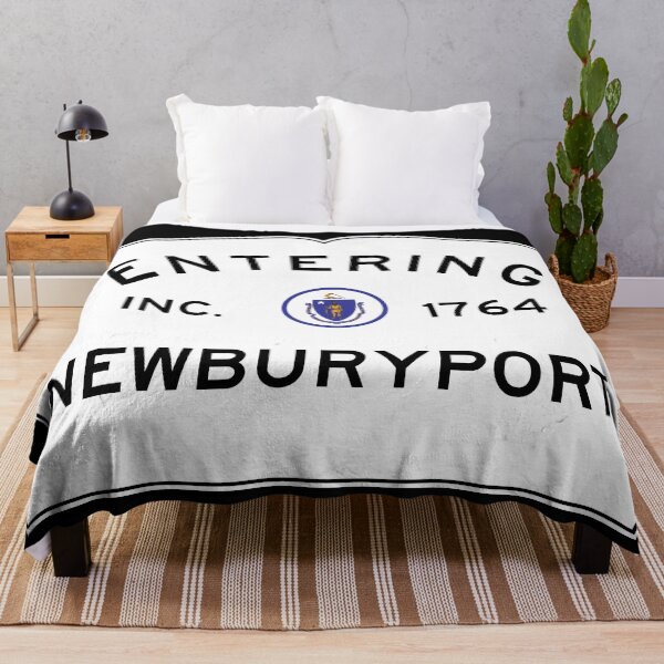 Item preview, Entering Newburyport Massachusetts - Commonwealth of Massachusetts Road Sign designed and sold by NewNomads.
