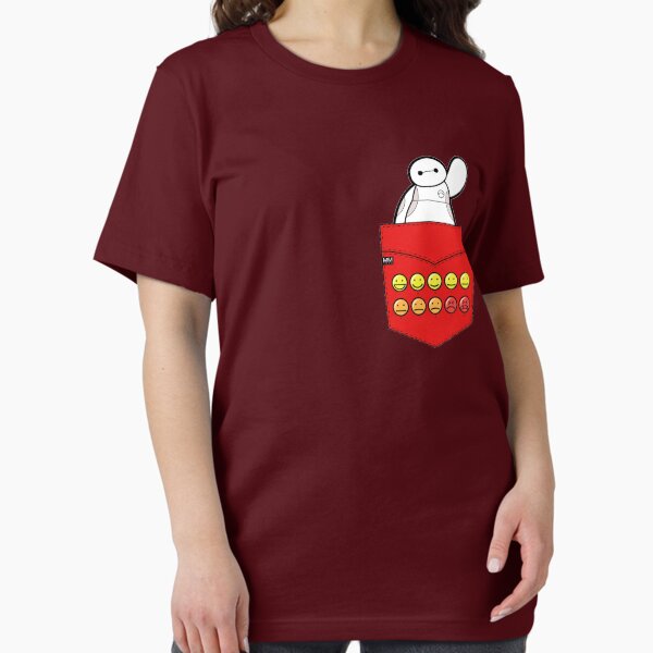 Item preview, Cute Fat Chubby White Chibi Mood Pouchie Shirt - In Pocket designed and sold by MMTees.