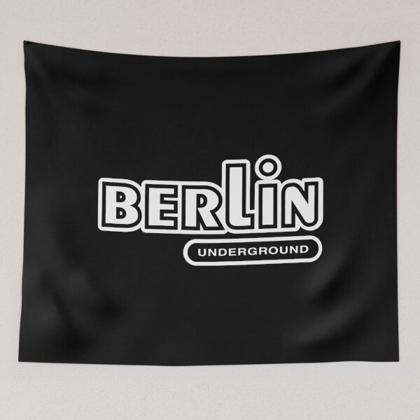 Item preview, Berlin Underground (white text) designed and sold by futurytmi.