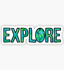 Explore Tie Dye Sticker