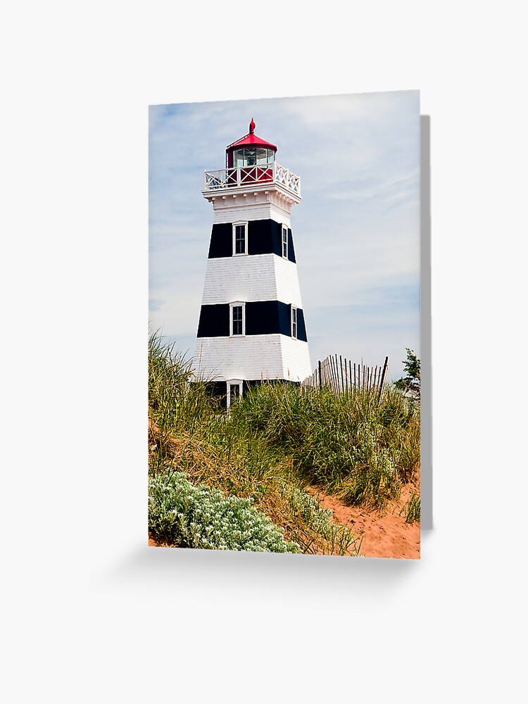 Carte De Vœux Phare De West Point I P E Canada Par Kennethkeifer Redbubble