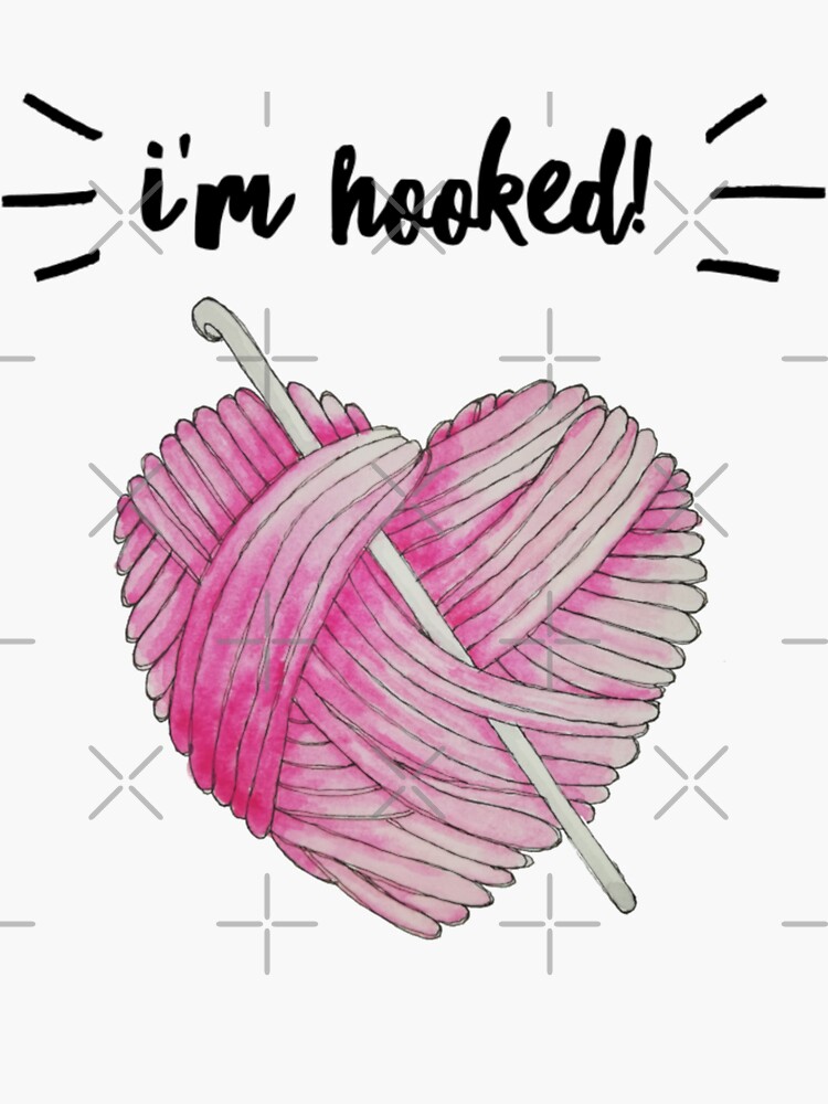 Crochet yarn heart resin pin, cute pins, enamel pins, rainbow pin, bes –  Jenny V Stickers
