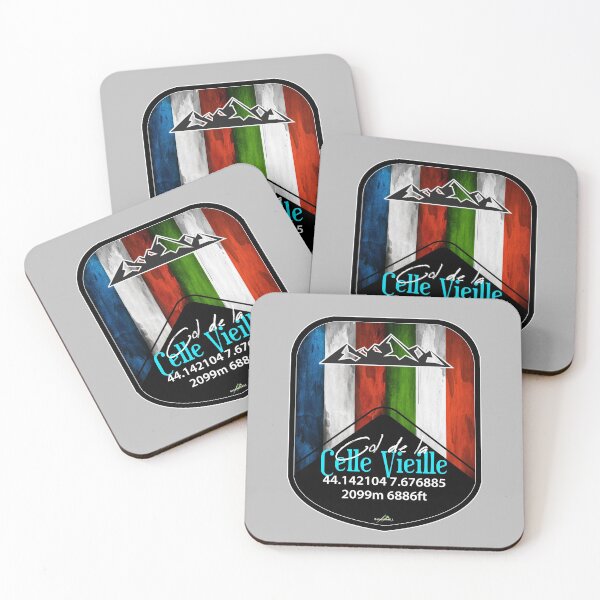 Item preview, Col de la Celle Vieille Italy France Sticker & T-Shirt designed and sold by OuterShellUK.