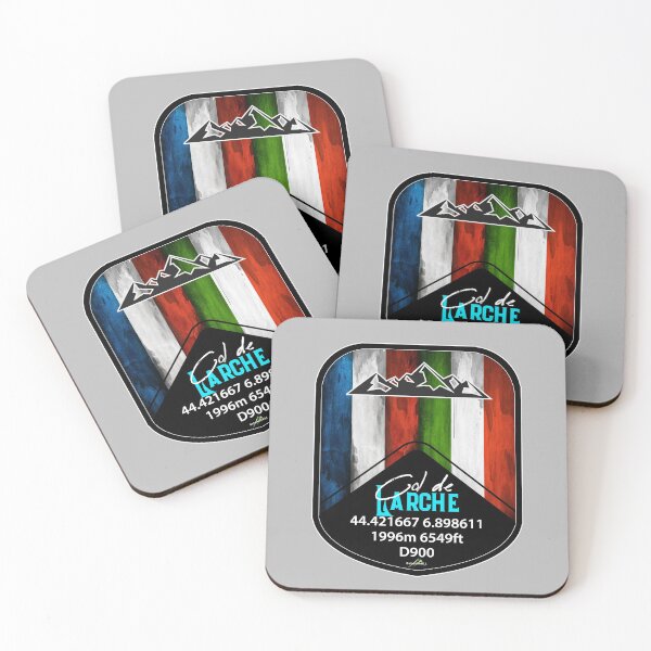 Item preview, Col de Larche Italy France Sticker & T-Shirt designed and sold by OuterShellUK.