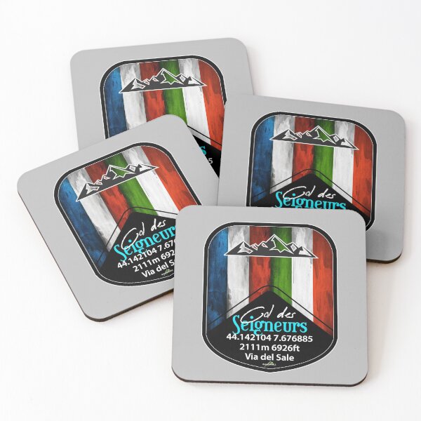 Item preview, Col des Seigneurs Italy France Sticker & T-Shirt designed and sold by OuterShellUK.