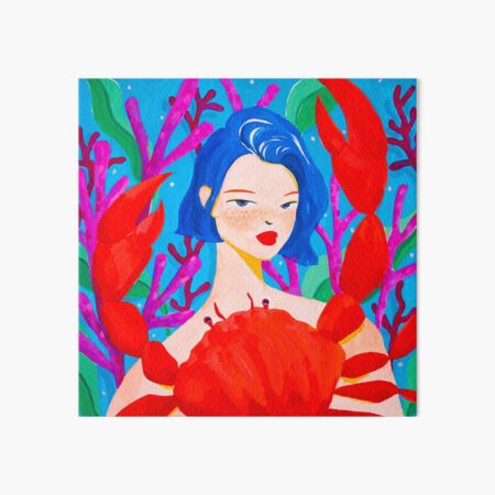 Cancer Sign Art Board Print