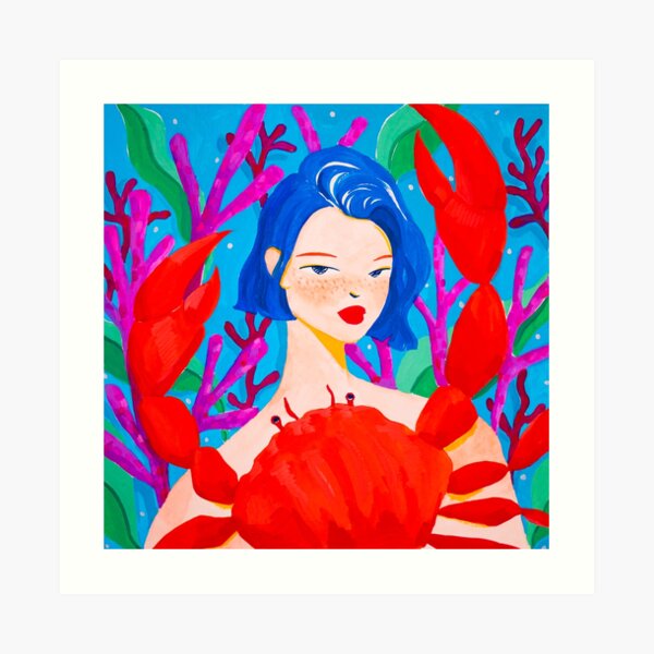 Cancer Sign Art Print
