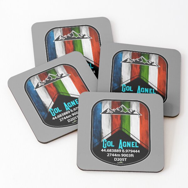 Item preview, Col Agnel France Italy Sticker T-Shirt designed and sold by OuterShellUK.