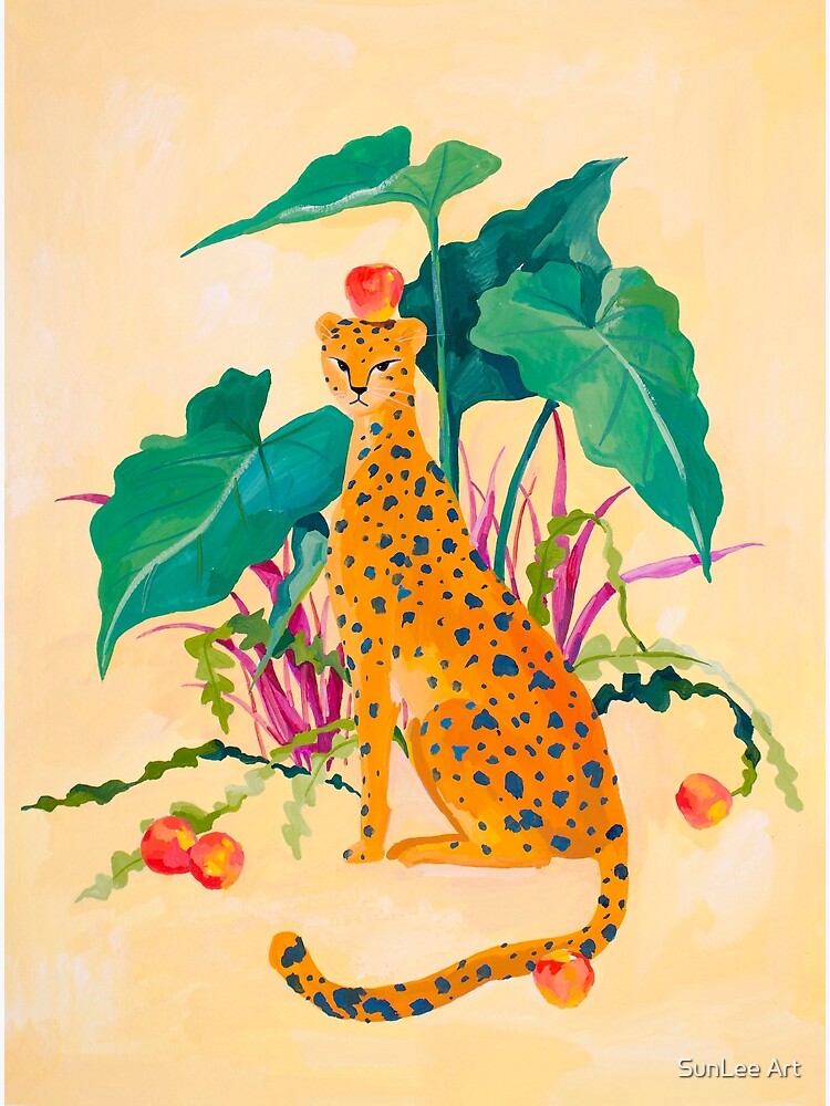 Cheetah and Apples by sunleeart