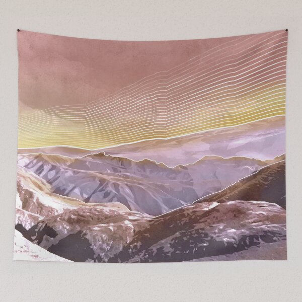 Item preview, Evening on the desert designed and sold by MilieAquarelle.