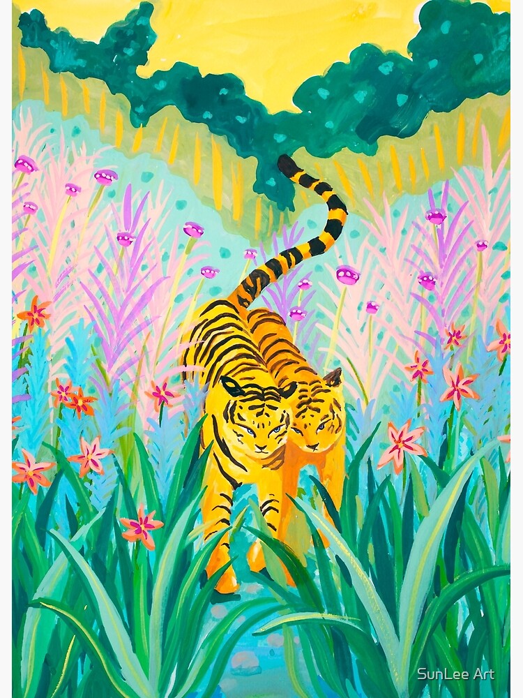 Tigers in Garden by sunleeart
