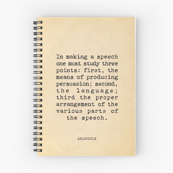 Item preview, In making a speech one must study three points - Aristotle designed and sold by vintagepaper.