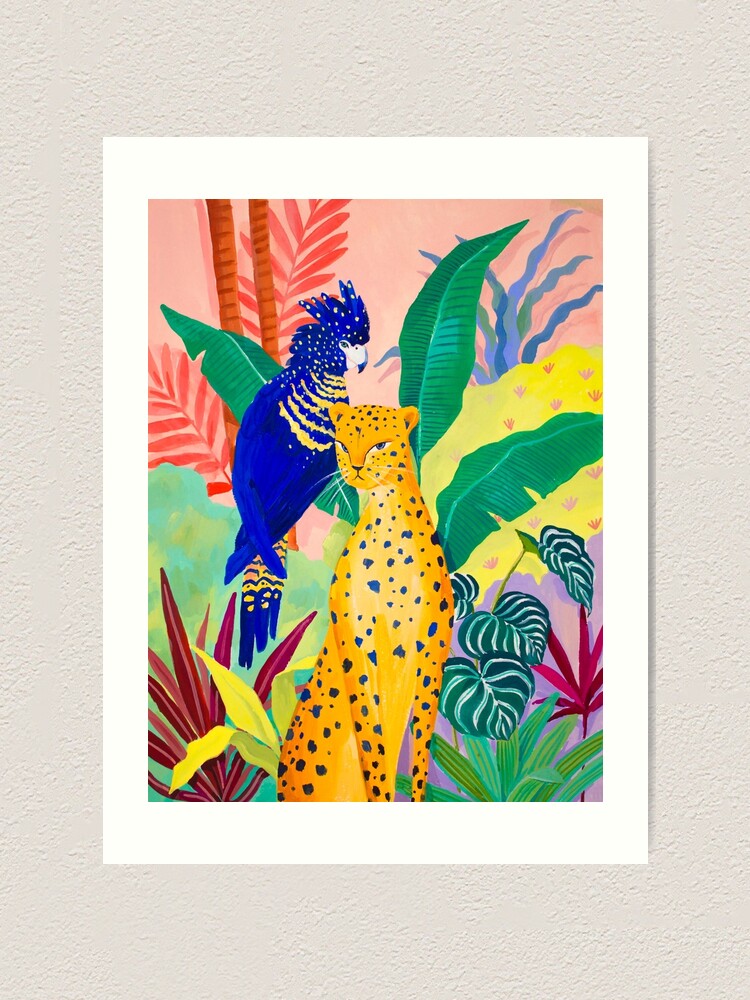 Alternate view of New Friends Art Print
