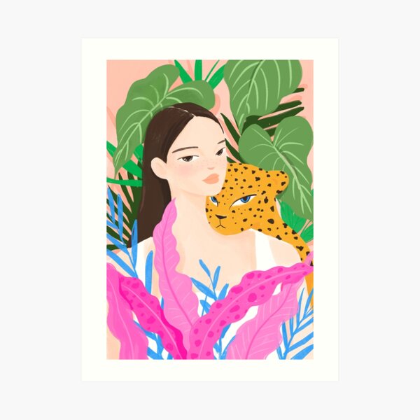 Lean on Me Art Print