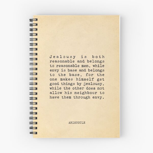 Item preview, Jealousy is both reasonable and belongs to reasonable men - Aristotle designed and sold by vintagepaper.
