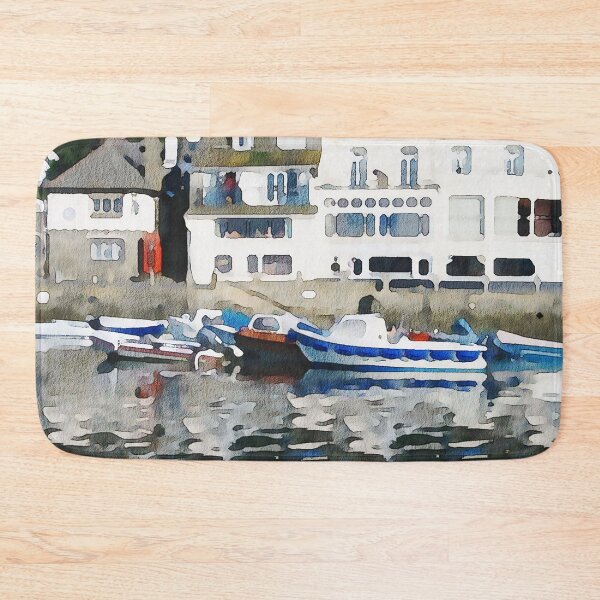 Item preview, Portscatho Cornwall Watercolour effect landscape designed and sold by Gerald Waters.