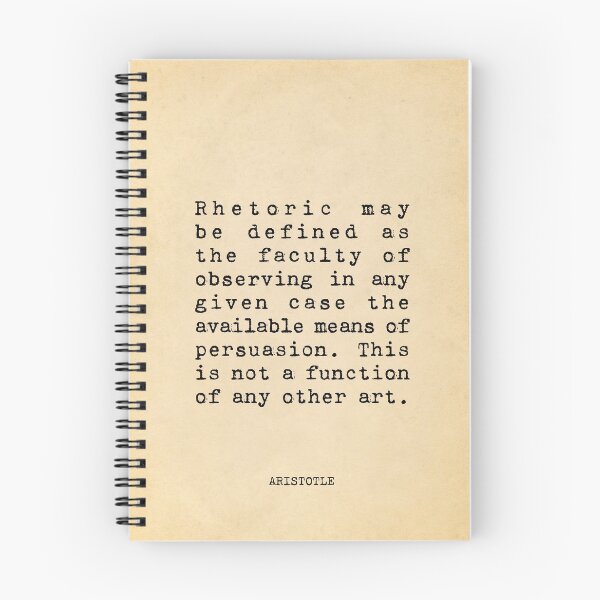 Item preview, Rhetoric may be defined as the faculty of observing - Aristotle designed and sold by vintagepaper.