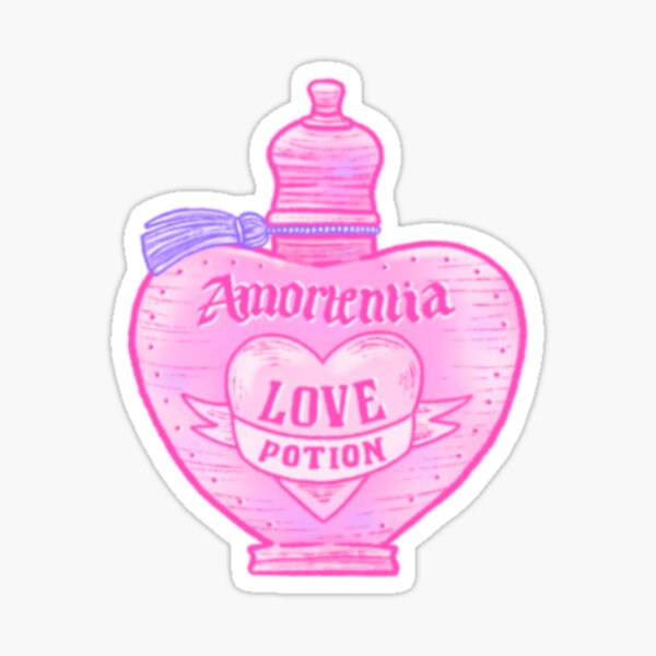 Item preview, amortentia love potion bottle designed and sold by Swish & Scribble.