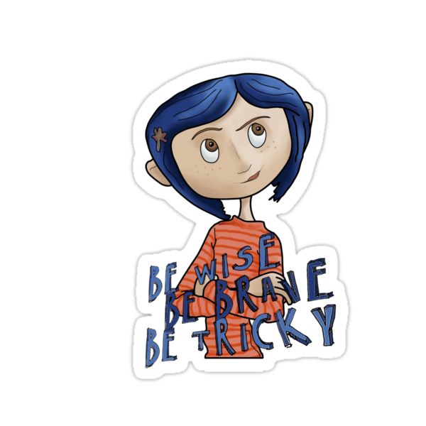 Coraline Stickers By Portugalthegirl Redbubble