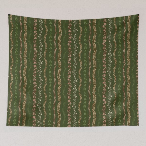 Item preview, Summer Leaf Branch // Colorful leafs // Leaf stripes designed and sold by EstampAle.