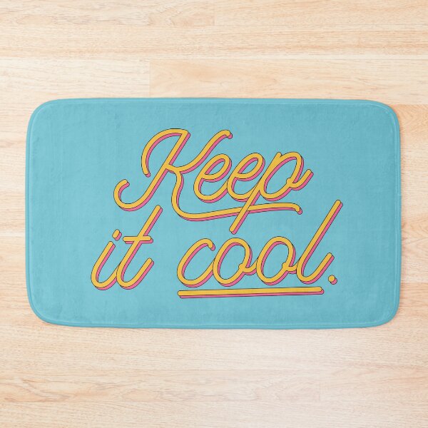 Item preview, 'Keep it cool.' Typography Quote designed and sold by knightsydesign.