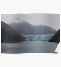 Sawyer Glacier in Tracy Arm Fjord in Alaska .... Poster