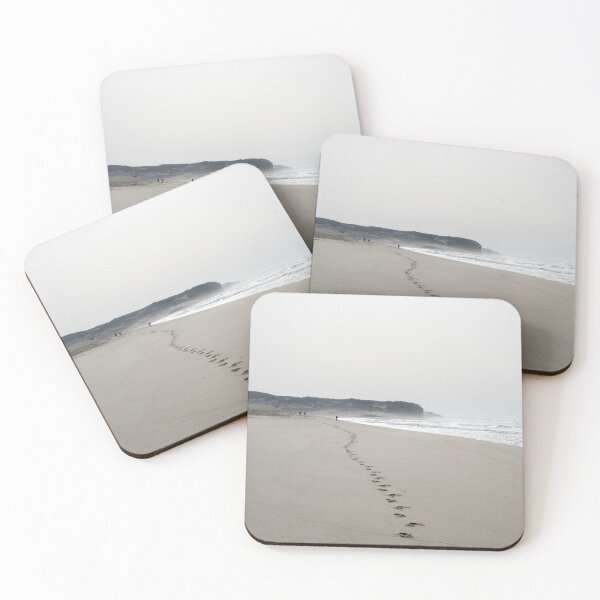 Item preview, Smooth Beach - Leading Footsteps on the Sand designed and sold by Georgia Mizuleva.