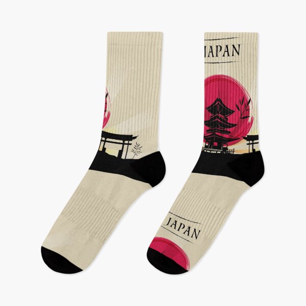 Item preview, Japanese motif - Pagoda and Torii designed and sold by PopAlex.