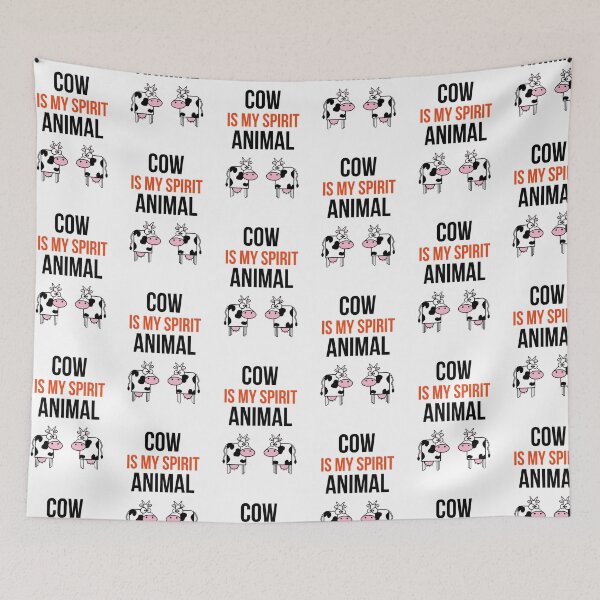 Item preview, Cow Is My Spirit Animal designed and sold by PinkPandaPress.