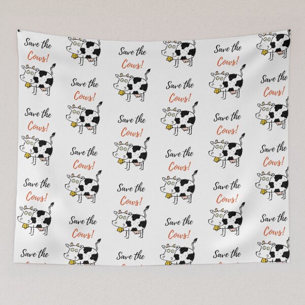 Item preview, Save The Cows! designed and sold by PinkPandaPress.