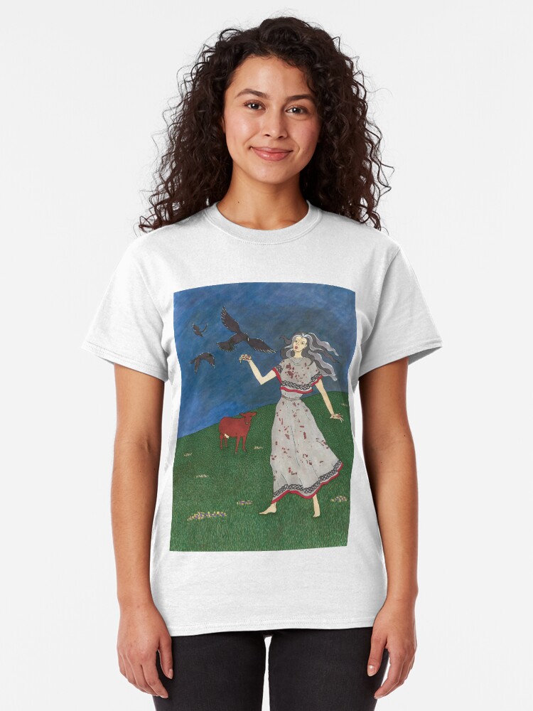 Alternate view of The Morrigan: Great Queen Classic T-Shirt