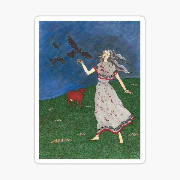The Morrigan: Great Queen Sticker