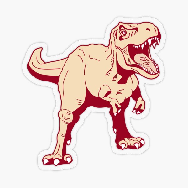 Tyrannosaurus Rex Sticker By T335 Redbubble 4675