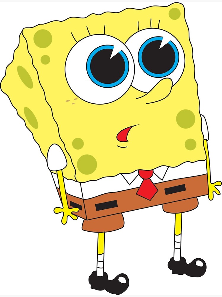 "Spongebob" Sticker for Sale by Kentix Redbubble