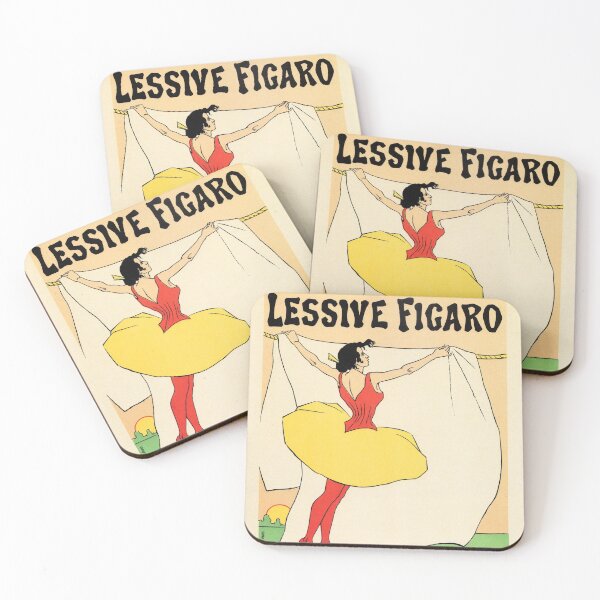 Item preview, Cartel de jabón de lavandería detergente FIGARO LESSIVE de Leo Gausson Vintage French Anuncio designed and sold by retroposters.