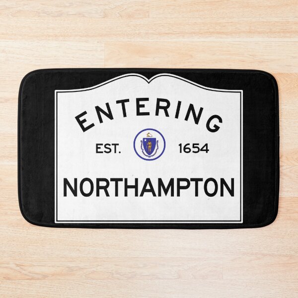 Item preview, Entering Northampton Massachusetts - Commonwealth of Massachusetts Road Sign designed and sold by NewNomads.