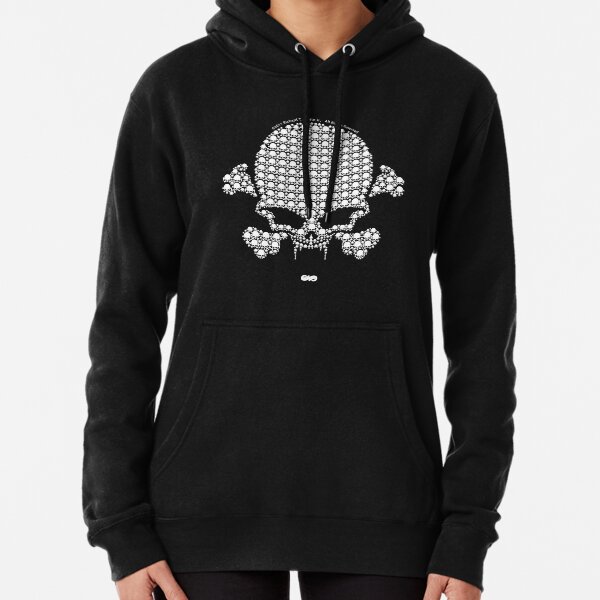 Jolly-Vamps: White Pullover Hoodie